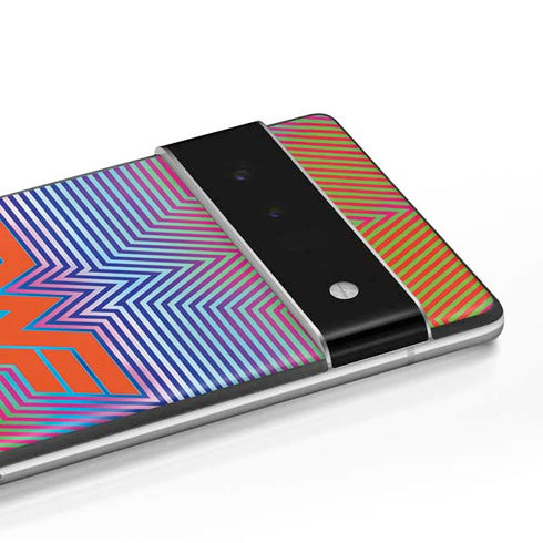 Wonder Woman 1984 (2020) Rainbow Chevron Logo Google Pixel 6 Pro Skin